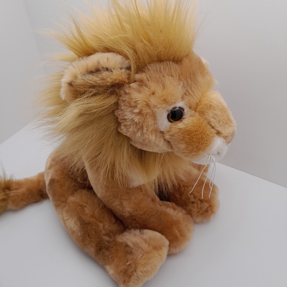 Fiesta Sitting BB Lion Plush Stuffed Animal Toy 10" Tan Soft #A49299 - Picture 7 of 10